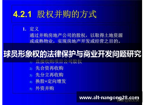 球员形象权的法律保护与商业开发问题研究